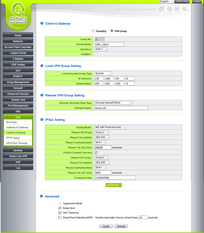Pagina inicial VPN client to gateway.png