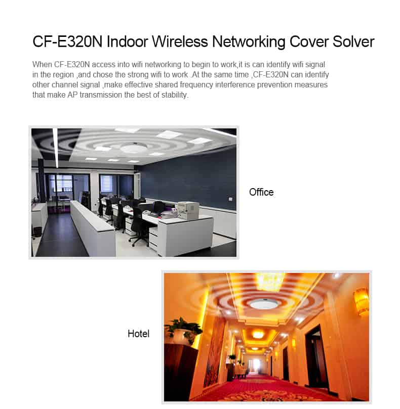 COMFAST CF-E320N indoor wireless networking cover solver